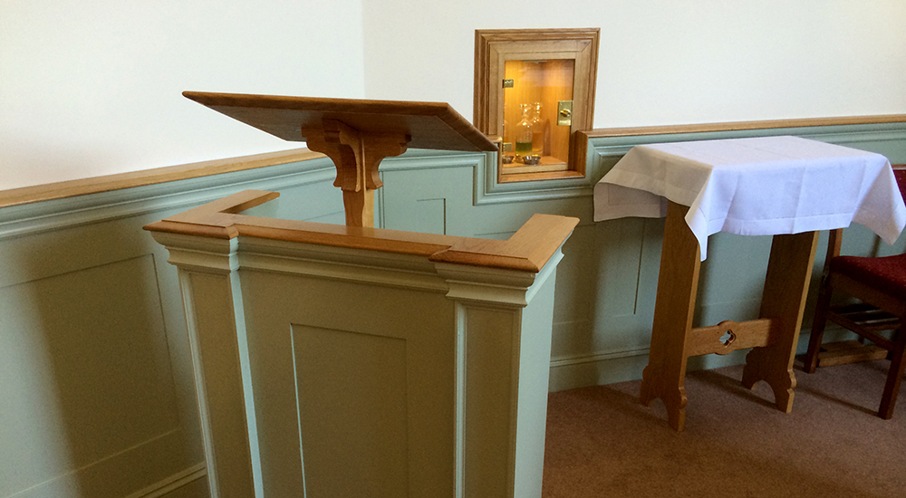 Wainscot Panelling & Lectern