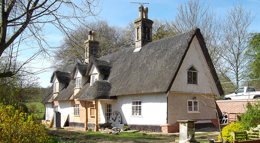 Historic cottage restoration, Ickworth Estate