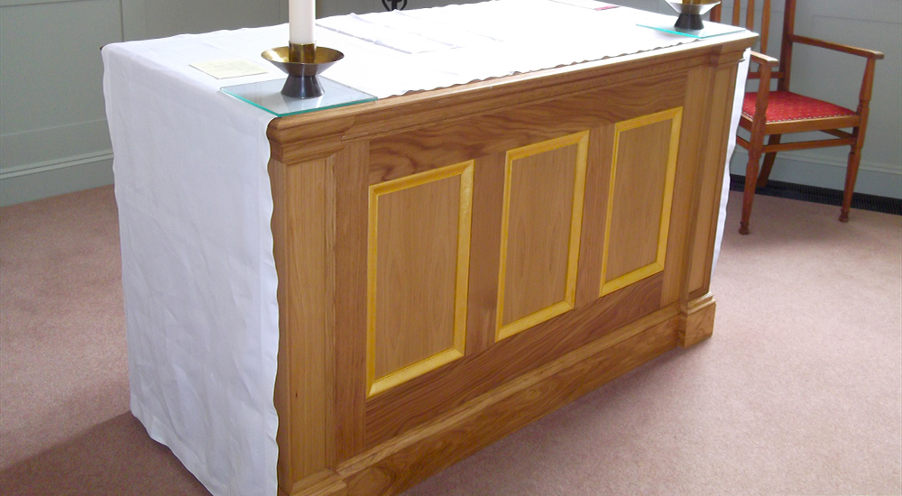 Oak Altar for Chapel, Bury St Edmunds