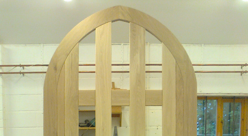 Oak Church door